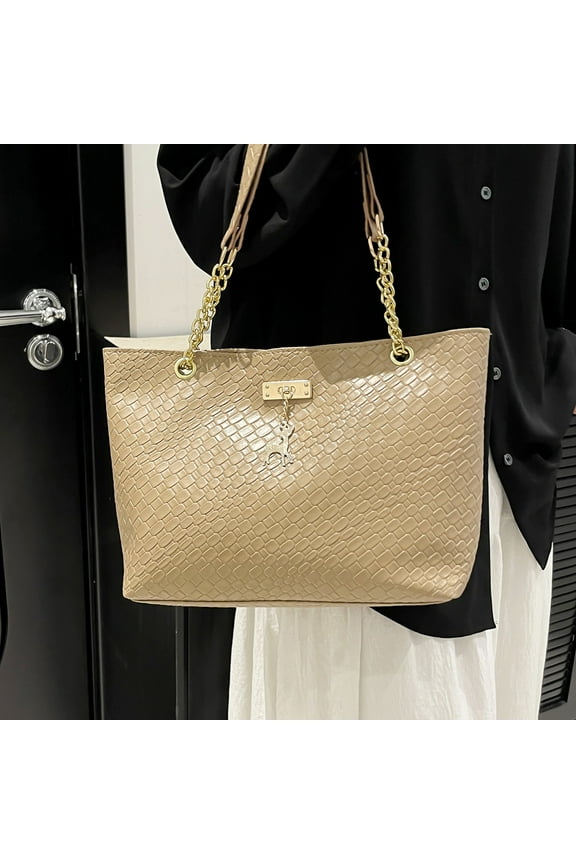 Deer Pattern Women's Shoulder Bag, Large Capacity Tote Handbag with Advanced Texture, Versatile Faux Leather Purse, Combining Practicality and Fashion for Daily Use