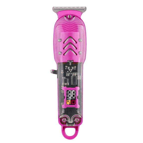 Electric Hair Clippers, Rechargeable for Grooming, Titanium Blades with 4 Combs, 6.1in for Home Barber Kit