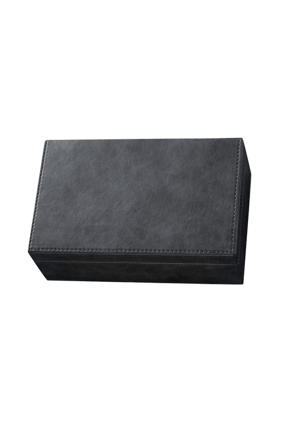 Faraday Box for Car Keys, Signal Blocking Case with Leather and Wood Design, RFID Blocker for Keyless Entry, Large Capacity for Key Fobs and Wallets