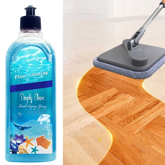 TechToyHub Floor Cleaner Multi-Surfaces 0.5L with Orange Essence Streak-Free Fast Drying Powerful Cleaning for Tile Hardwood Laminate Leather Sofa Fresh Scent Household Floor Cleaning Solution