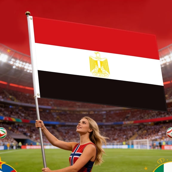TechToyHub Football Fan Celebration Flag 35.4x59.1 Inch Multicolor Waterproof Large Handheld Flag Wear Resistant Fade Resistant Decor for Match Watching Sports Parties Bar Atmosphere Decoration
