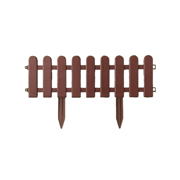 TechToyHub Garden Fence 19.7x6.3x1.7in Plastic Flower Bed Edging Lawn Border Path Edge Driveway Border Small Animal Protection Guard Decorative Outdoor Fencing Easy Assembly Portable Durable Stable