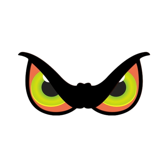 TechToyHub Halloween Luminous Eyes Hanging Wooden LED Eye Lights Festive Mood Decoration, 21.0x8.1in Wood LED Wall Hanging for Halloween Party Decor