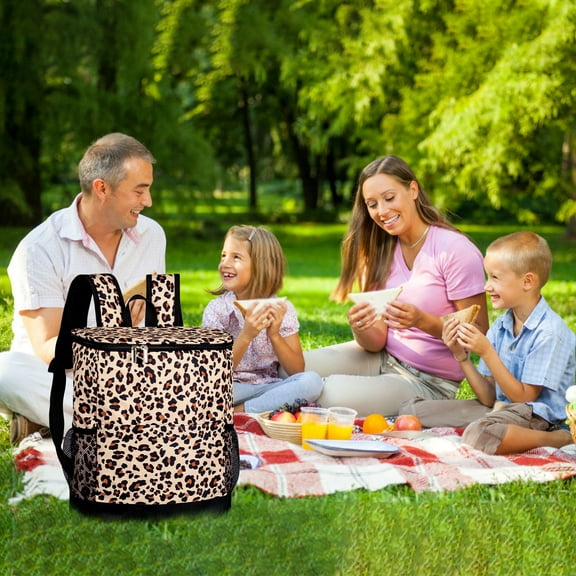 TechToyHub Insulated Backpack Cooler Bag, Leak Proof Refrigeration Food Container, for Picnic Camping and Travel, Holds 20 Cans with Ice Storage