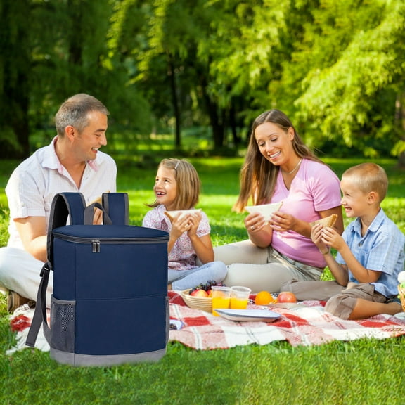TechToyHub Insulated Backpack Cooler Bag, Leak Proof Refrigeration Food Container, for Picnic Camping and Travel, Holds 20 Cans with Ice Storage