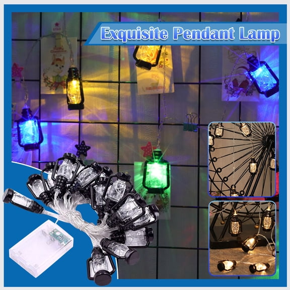 TechToyHub Kerosene LED String Lights Lantern, Party Light Strip for Hotel, for Halloween Decoration, Battery Powered