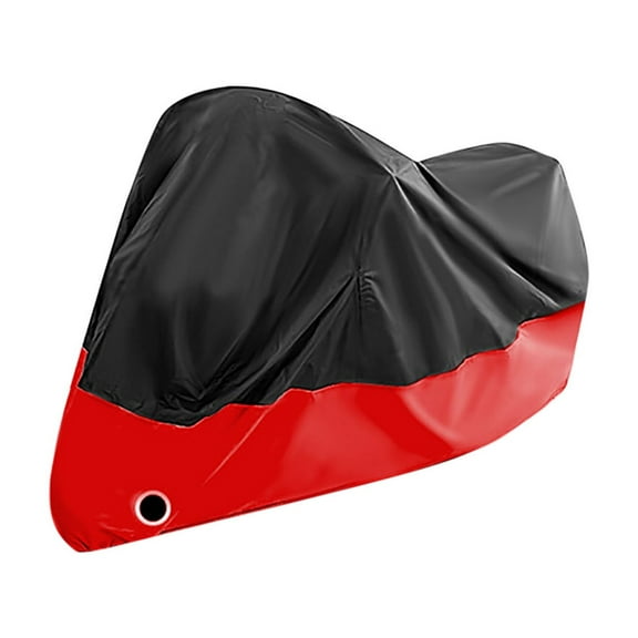 TechToyHub Motorcycle Cover 190T Thick Polyester Rainproof Sunscreen All Weather Cover for Scooter 50cc Moped 70.8 Inch with Windproof Straps Anti Theft Lock Holes Scratch Proof Outdoor Storage