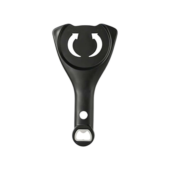 TechToyHub Multifunctional Manual Bottle Opener, Hand Held Can Opener for Beer or Jar Lids, Serrated Gadget for Kitchen or Bar, Plastic, 9.4x5.1x1.6in