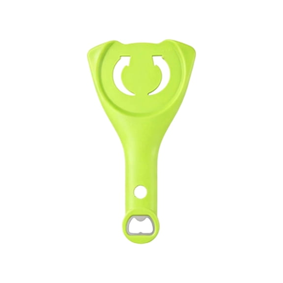 TechToyHub Multifunctional Manual Bottle Opener, Hand Held Can Opener for Beer or Jar Lids, Serrated Gadget for Kitchen or Bar, Plastic, 9.4x5.1x1.6in