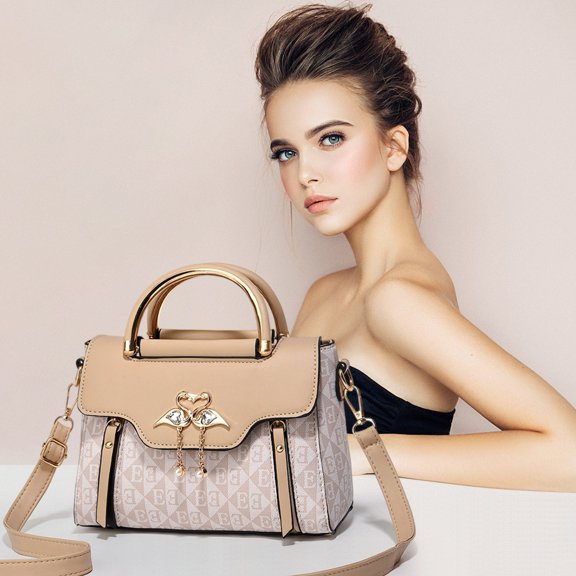 TechToyHub PU Leather Crossbody Tote Bag, Large Capacity, for Women, Adjustable Strap, Soft Material, for Work Shopping, Elegant