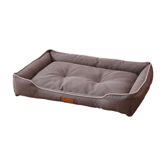 TechToyHub Pet Seat Cushion Soft Cat Bed for Sofa Small Dog Bed 25 lb Washable Pet Cushion Removable Cover Pet Lounger for Car Travel Home Blue 25.2x18.1x4.7in