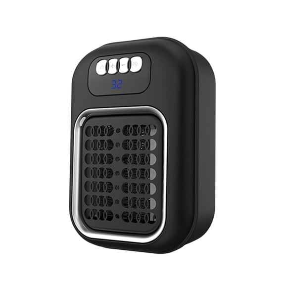 TechToyHub Portable Mini Heater, 600W Small Household Hot Fan for office, Wall Mounted Heater with Overheat Protection, Silent Personal Warmer for Bedroom and Home