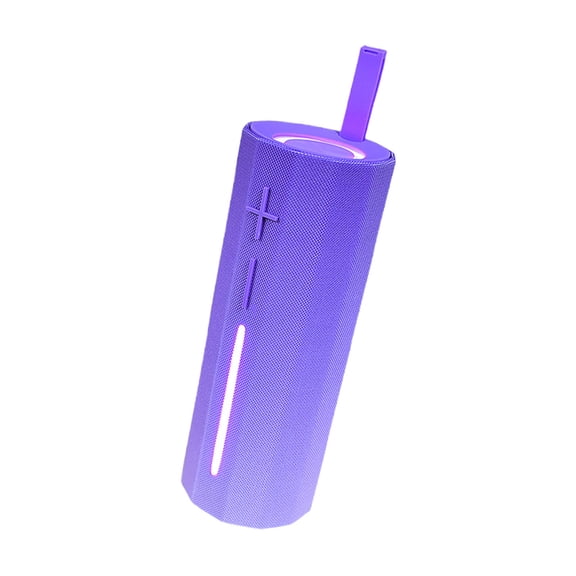 TechToyHub Portable Wireless Bluetooth Speaker, Built-in Colorful LED Lights, 360 Degree Surround Sound Stereo, FM Radio Function, 15 Meter Long Range Connection, Compact Multifunctional
