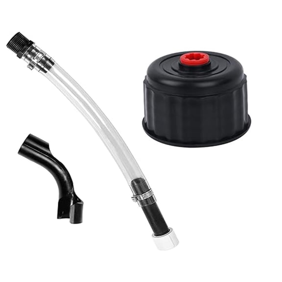 Racing Jug Hose & Cap Kit 14 Inch Filler Hose Gas Can Hose PVC Fuel Line Vent Cap Gas Container Spout for Off Road Dirt Bike Racing Fuel Jug Transfer Kit