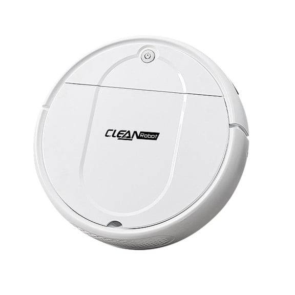 TechToyHub Sweeping Robot Vacuum Cleaner 39.4 in Slim Body ABS Material Household Dry Wet Mopping Intelligent Obstacle Avoidance Automatic Cleaning Low Noise USB Charging 13.5 fl oz Dust Box