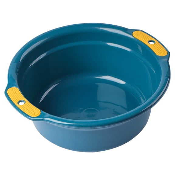 TechToyHub Thickened Double Handled Plastic Basin for Home,10.4x6.9x3.5in Multi Purpose Tub,Laundry Foot Washing Bucket for Bathroom Dormitory