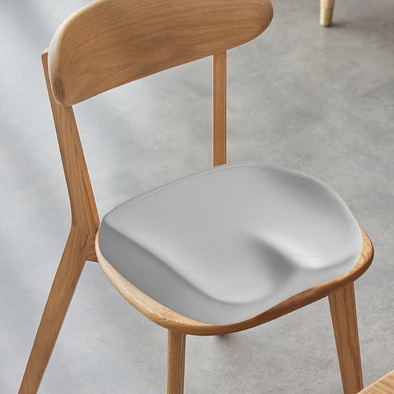 TechToyHub Thickened Memory Foam Seat Cushion, 15.7x14.6x2.2in, for office Student Bench Chair, Coccyx Pressure Relief Non Slip