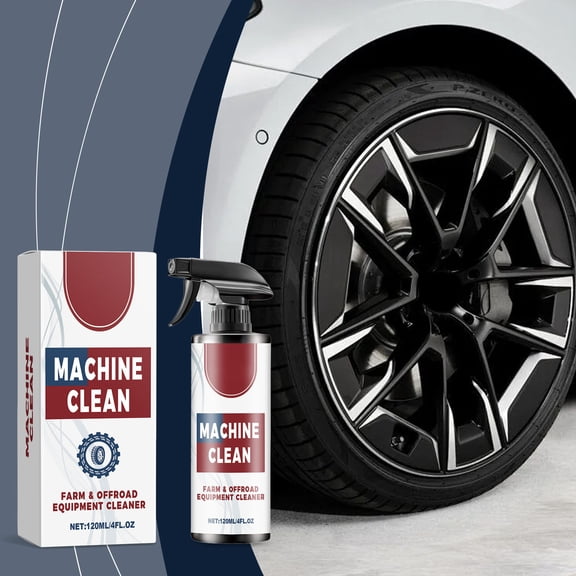 TechToyHub Tire and Wheel Cleaner 4 fl oz Brake Dust Remover Asphalt Cleaner Road Grime Remover Safe for Coating and Rim Finish Wheel Detailing Spray for Car Exterior Care Tire Shine Prep