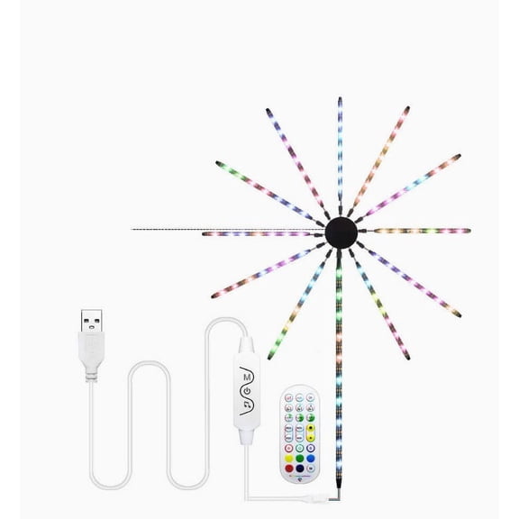 Voice Controlled LED Light Strip, 39.4in RGB Full Color Cuttable Light Strip with Bluetooth App Control, Music Sound Sensing Sync, 5V USB Powered for Home Bedroom TV Party Holiday