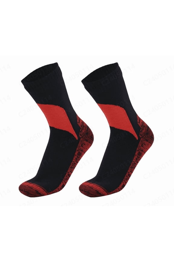 Waterproof Hiking Socks, Mid-Calf Design, Breathable & Quick-Drying, for Camping Outdoor Sports Activities
