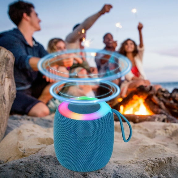 TechToyHub Wireless Bluetooth Speaker, 3.5in Mini Heavy Subwoofer, Portable Compact Design for Outdoor, Car and Household Desktop Use, High Bass Sound with Stable Lag-Free Bluetooth Connection