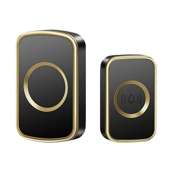 TechToyHub Wireless Doorbell, Battery Free for Home, 200M Range with 60 Ringtones, IP44 Waterproof for Indoor Outdoor Use, 1 Transmitter 1 Receiver