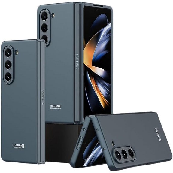 TechTrendz Anti-Scratches Shockproof Hard PC Ultra-Thin Full Body Cover for Samsung Galaxy Z Fold 5 Case, Support Wireless Charging Protective Phone Case for Samsung Galaxy Z Fold 5 - Green