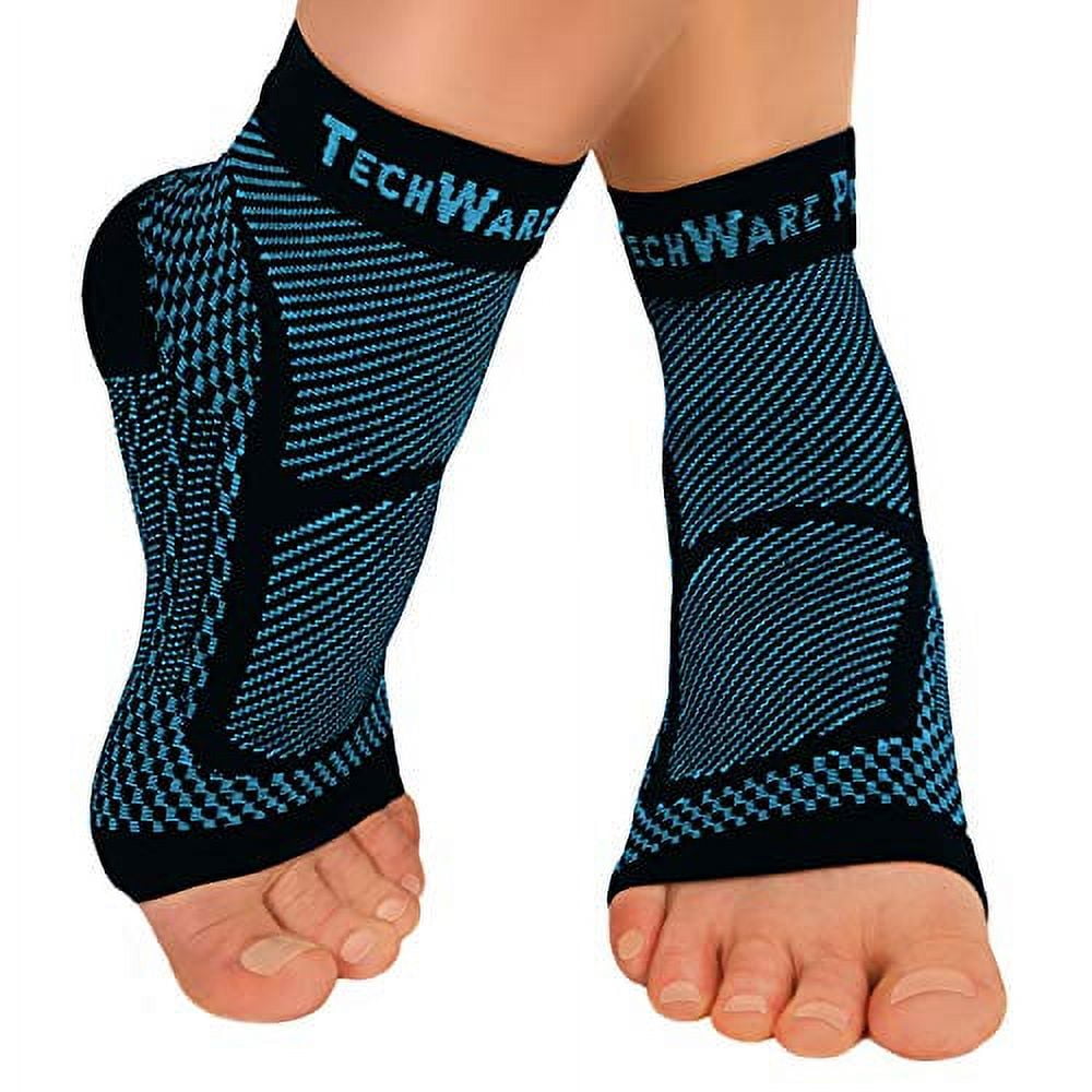 TechWare Pro Ankle Brace Compression Sleeve Relieves Achilles