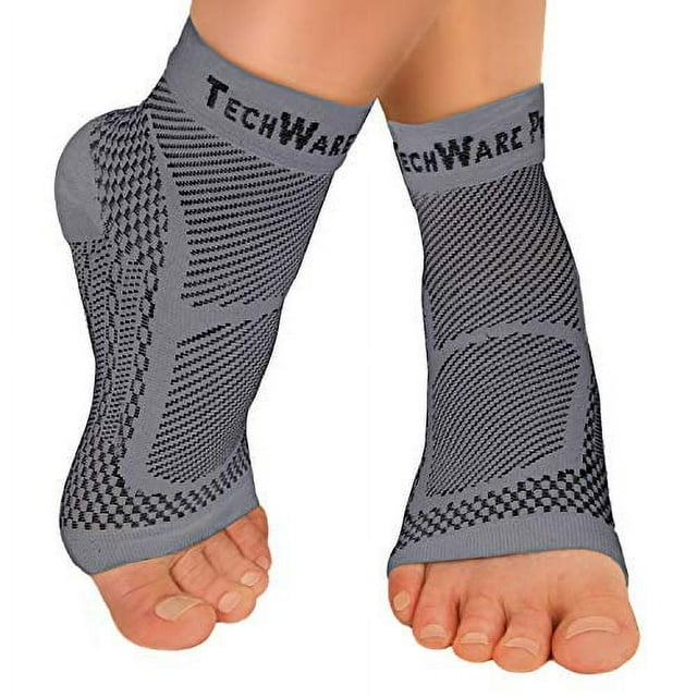 TechWare Pro Ankle Brace Compression Sleeve Relieves Achilles
