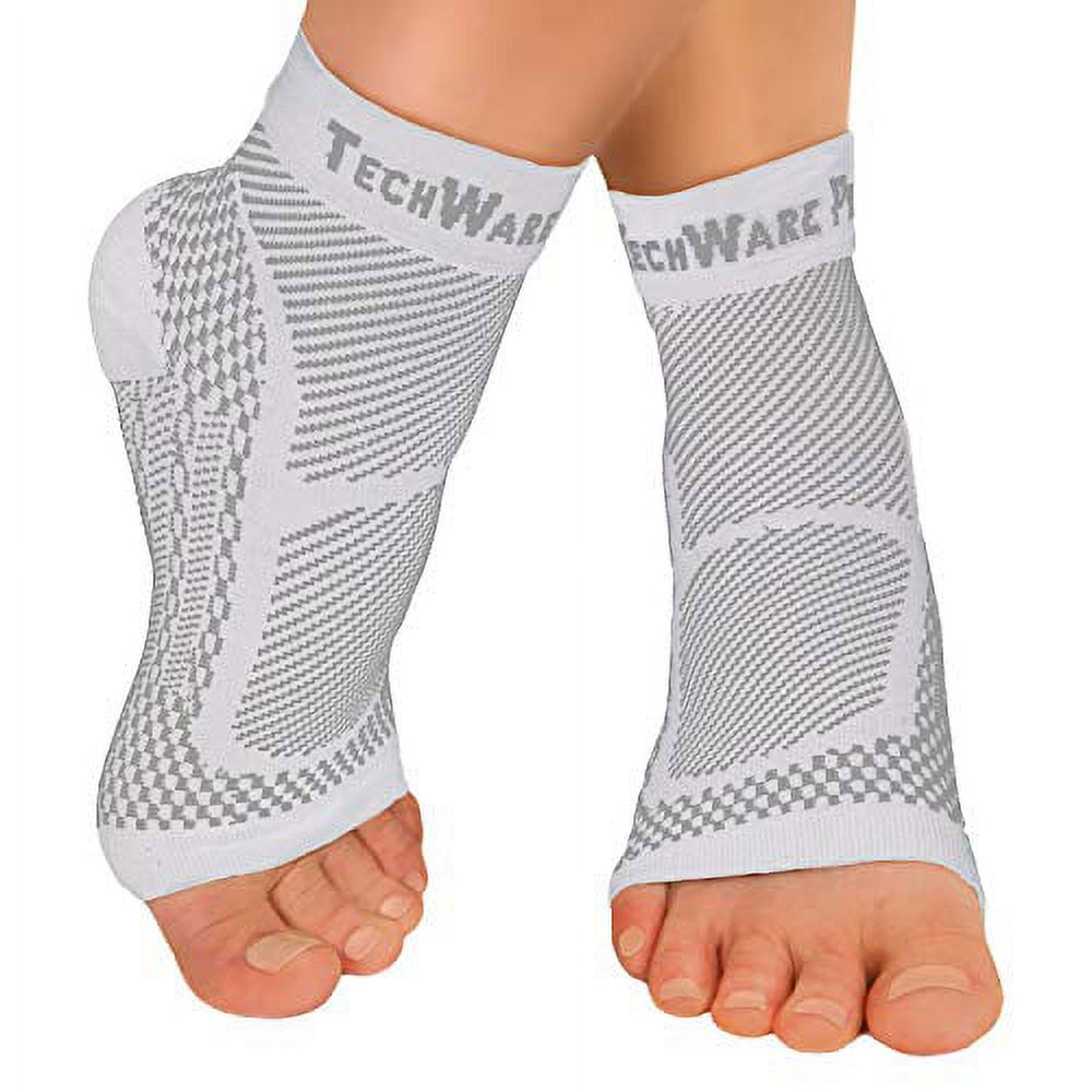 TechWare Pro Ankle Brace Compression Sleeve Relieves Achilles