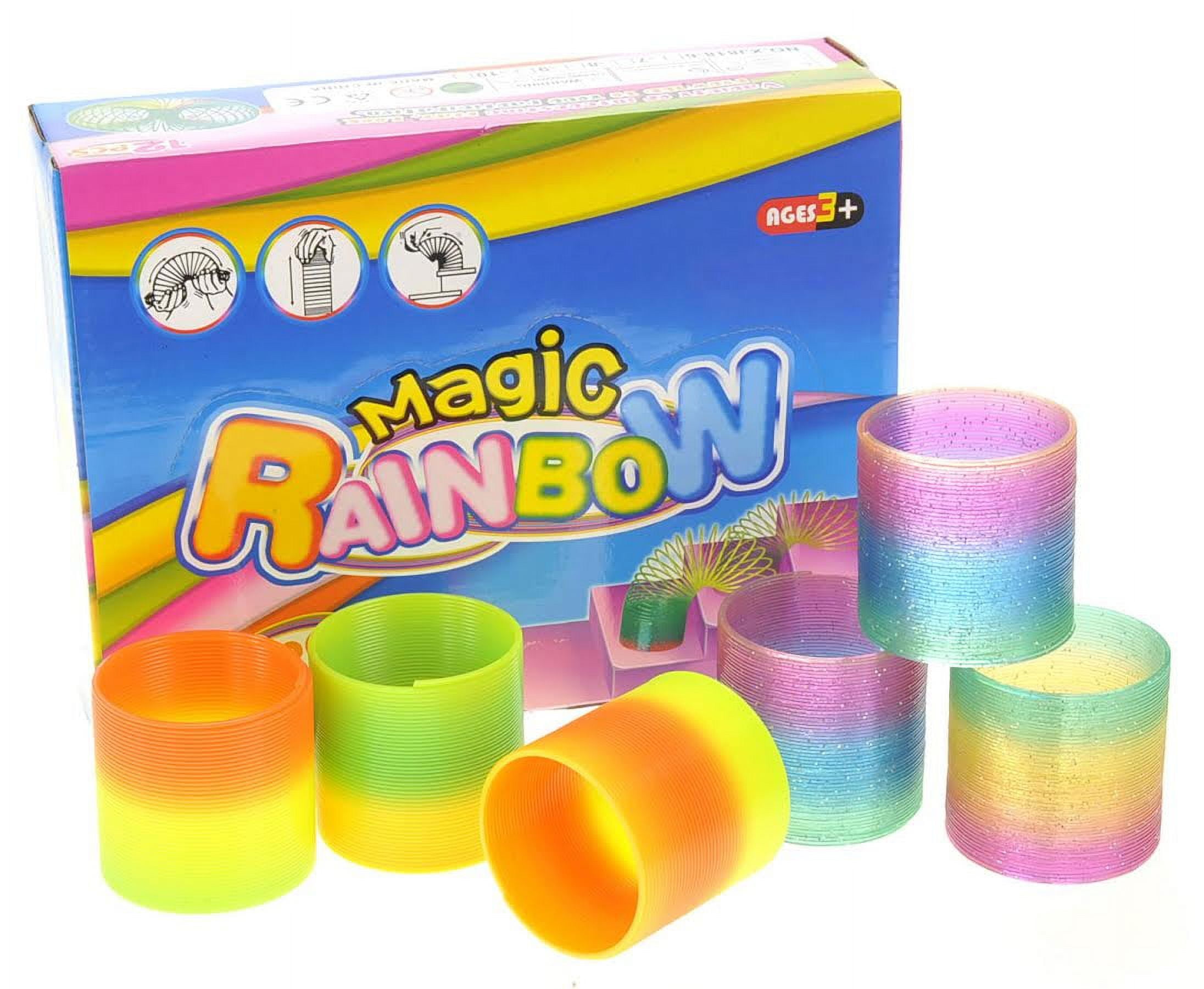 TechWonder 2.5" Magic Rainbow Springs Assorted Colors 1 Dozen
