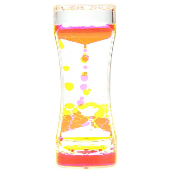TechWonder Liquid Motion Bubbler - Yellow/Pink