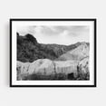 thumbnail image 1 of Techatticup Mines - Nelson Nevada Photography Black and White Mountain Desert Landscape Nature Scenic Wilderness Black Framed Wall Art Print 16 x 20 inches, 1 of 3