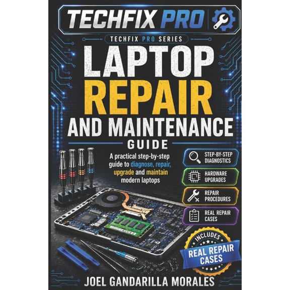 Techfix Pro Laptop Repair and Maintenance Guide: A Practical Step-by-Step Guide to Diagnose, Repair, Upgrade, and Maintain Modern La, (Paperback)