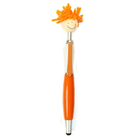 Techie Tom 3-in-1 Smartphone Stylus Pen Duster (Orange)