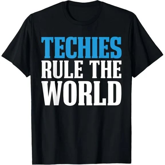 Techies Rule The World Theatre Stage Crew Backstage T-Shirt Unisex S-5XL Hot Trending Shirt, Vintage Birthday Gift