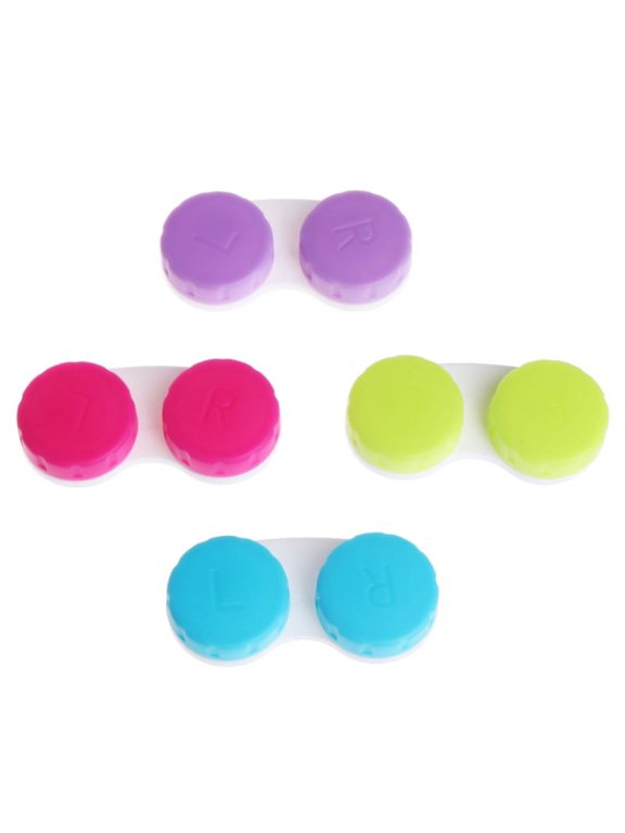 4pcs Contact Lenses Box Lens Case Care Travel Kit Holder Container Wholesale
