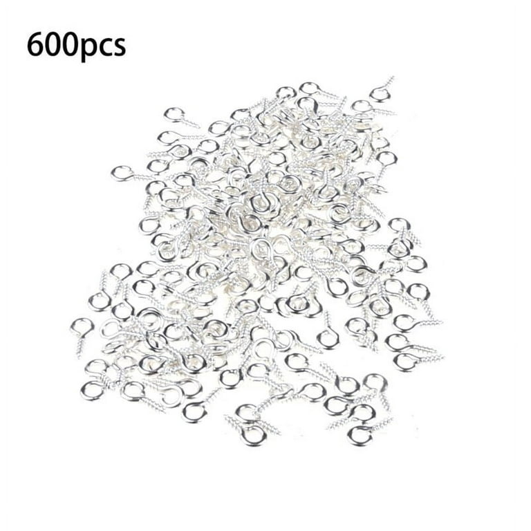 Techinal 600 Mini Screw Eye Pin Peg Jewelry Small Screw Eye Pins