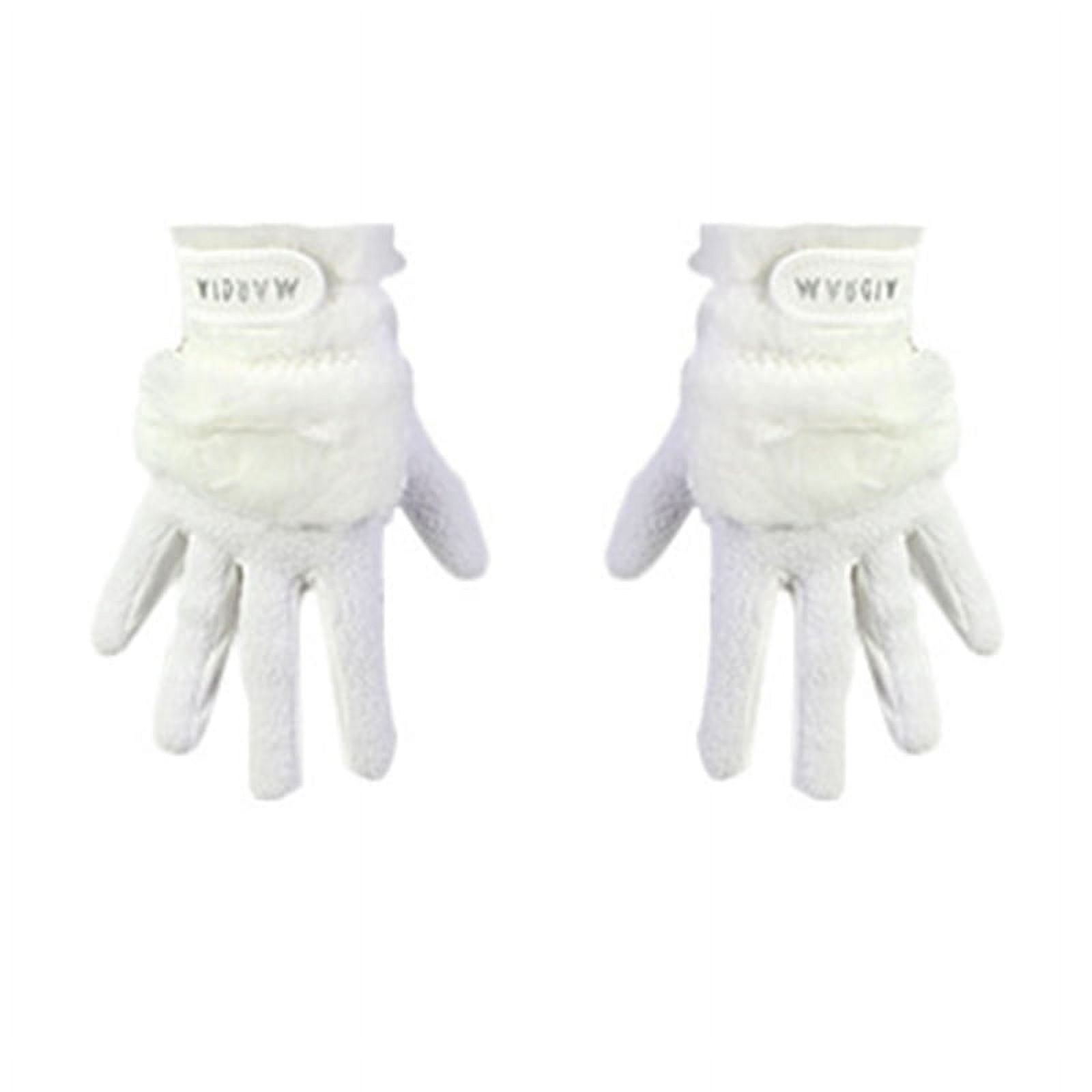 Techinal Fashion Women Winter Warm Gloves Faux Fur Suede Touch Gloves Thick Plus Velvet Embroidery Female Driving Skiing Gloves