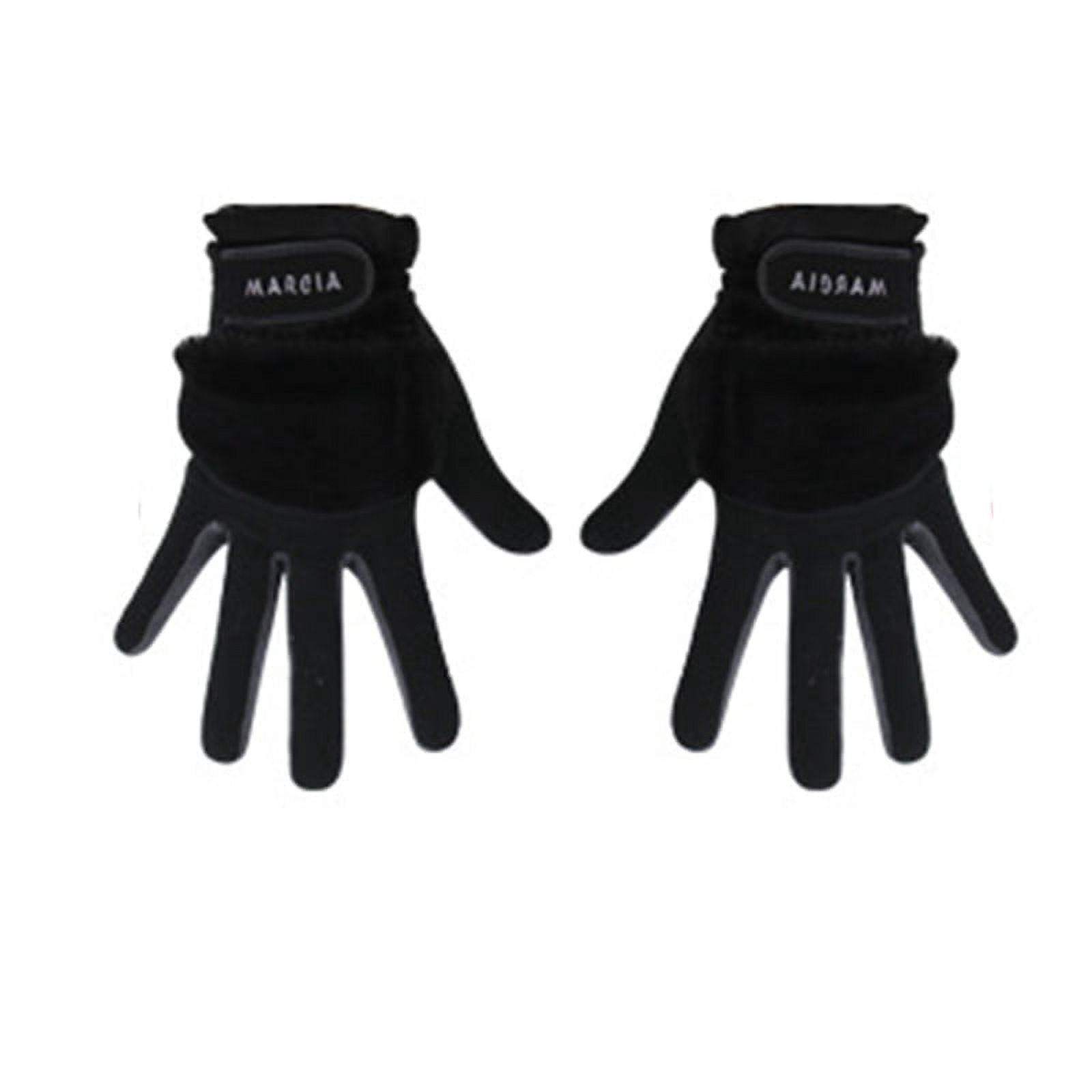 Techinal Fashion Women Winter Warm Gloves Faux Fur Suede Touch Gloves Thick Plus Velvet Embroidery Female Driving Skiing Gloves