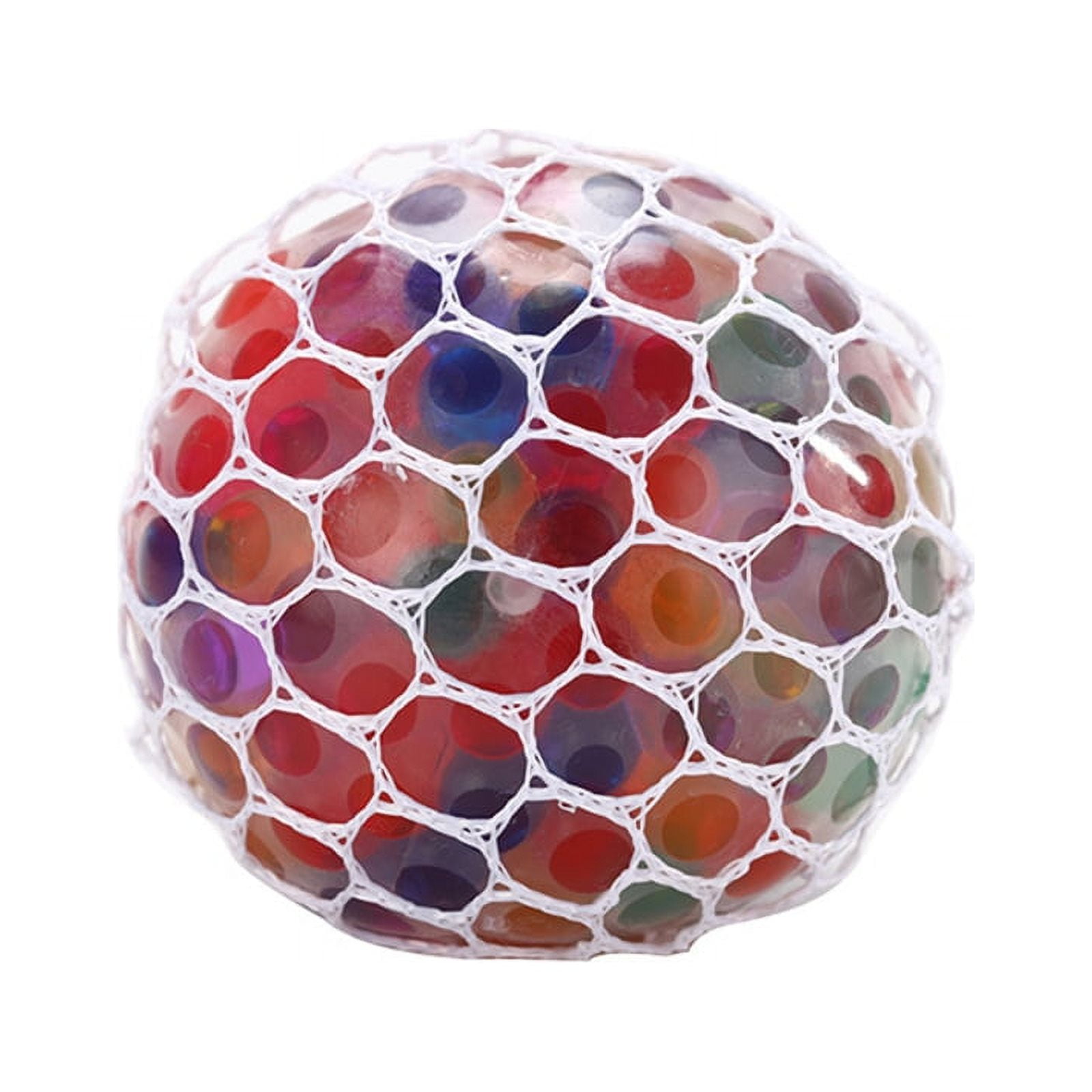 Pinsheng 4 Pack Balles Anti-Stress, Squishy Ball Remplies de Perles D'eau  pour Soulagement, Multicolores, Antistress, Sensorielle Boule à Presser