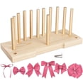 thumbnail image 1 of Techinal Multipurpose Bow Maker for Ribbon Wooden Tool for DIY Crafts Valentine's Day, 1 of 13