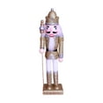 thumbnail image 1 of Techinal Nutcracker Ornament Walnut Soldier King Puppet Wooden Figures Christmas Decor, 1 of 13