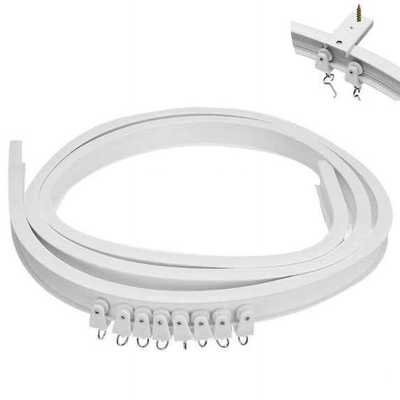 Techinal Wall Mounted Ceiling Curtain Track for Room Divider, Shower Curtain, Hospital