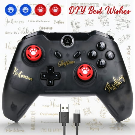 Techken Wireless Pro Controller Compatible with Nintendo Switch / Switch Lite Console, Purple. Xmas Gift