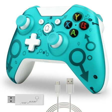 Techken Xbox One Wireless Controller Wireless PC Gamepad with 2.4GHZ Wireless Adapter