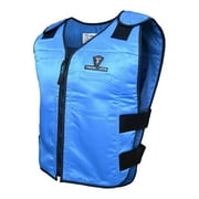 Techkewl Phase Change Cooling Vest, Blue, Large To Extra-Large
