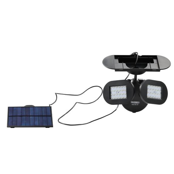 Techko Solar Security Light - Twin Light (with Removable Panel)