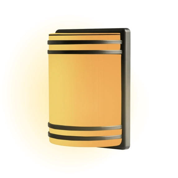 Techko Solar Wall Light - Amber or White Light