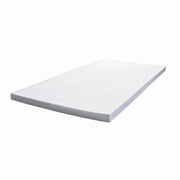 Insulation Sheet, Melamine Foam, 48 in x 96 in, 2 in Wall, White